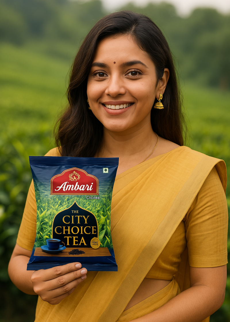 model with ambari tea